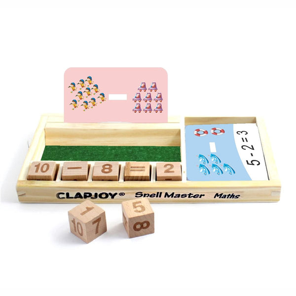 Clapjoy Math Master, Math Learning Game with Flash Cards for Kids of Ages 2+ Years