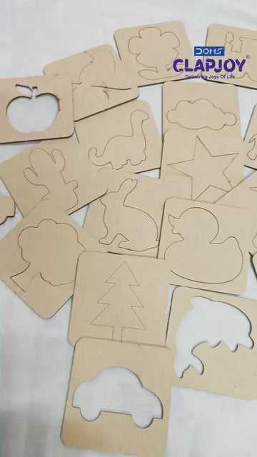 Little Artist Kit - 20 Stencil - Wooden Painting Puzzle