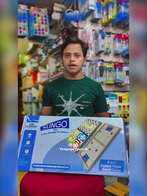 Clapjoy 3 in 1 Fastest Finger First Board Games for Adults & Kids