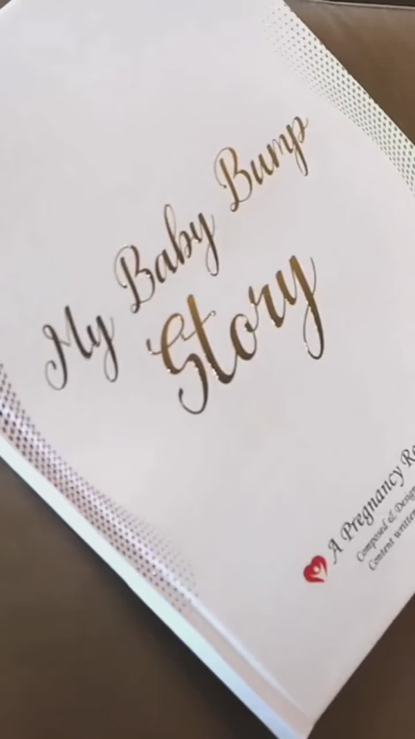 Clapjoy My Pregnancy Journal | My Baby Bump Story – Keepsake Memory Book for Expecting Moms