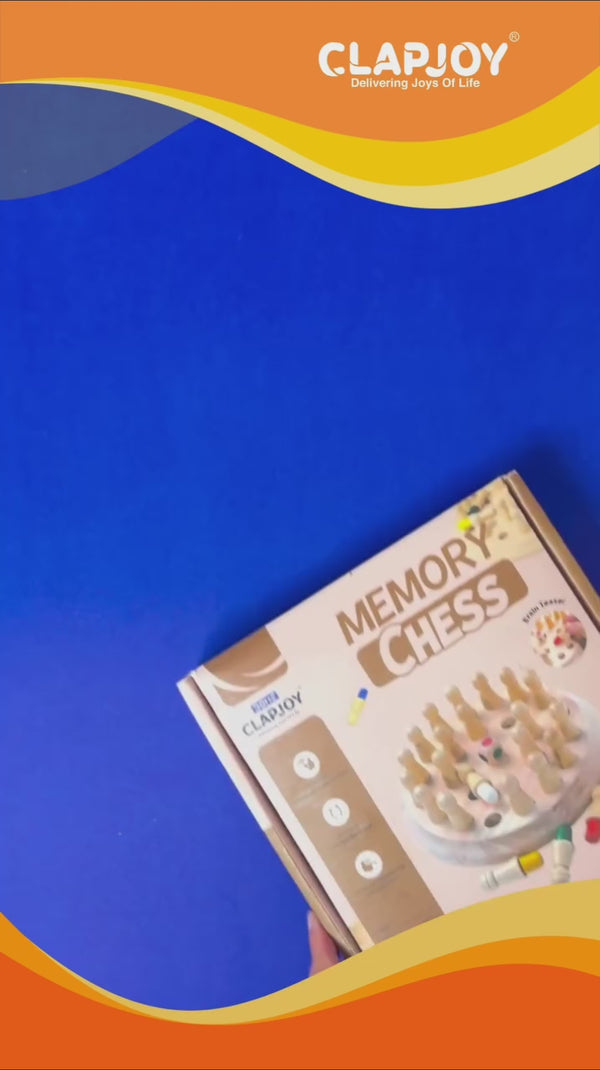 Wooden Memory Chess Game for Kids of Age 3+ Years